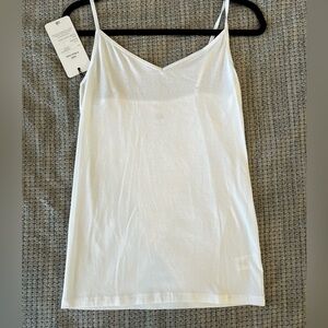 Cabbie women’s collection, V-neck Cami.  White.  Size medium.